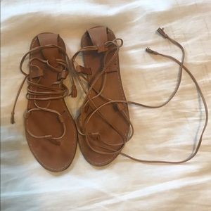 Madewell lace-up sandals